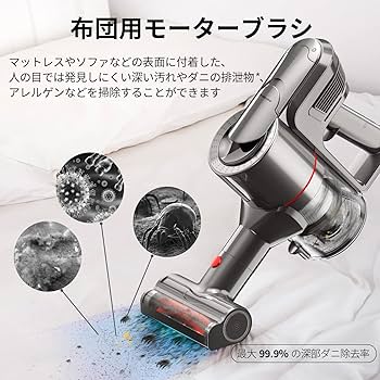 Puppyooコードレス掃除機, 30000Pa Amazon.co.jp: Puppyoo コードレス掃除機 軽量 低騒音 30000Pa
